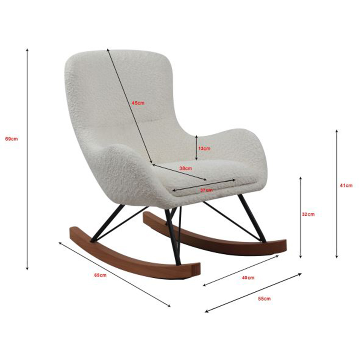 Vipack_Rocky_blanc_mini_chaise_bascule_dimensions