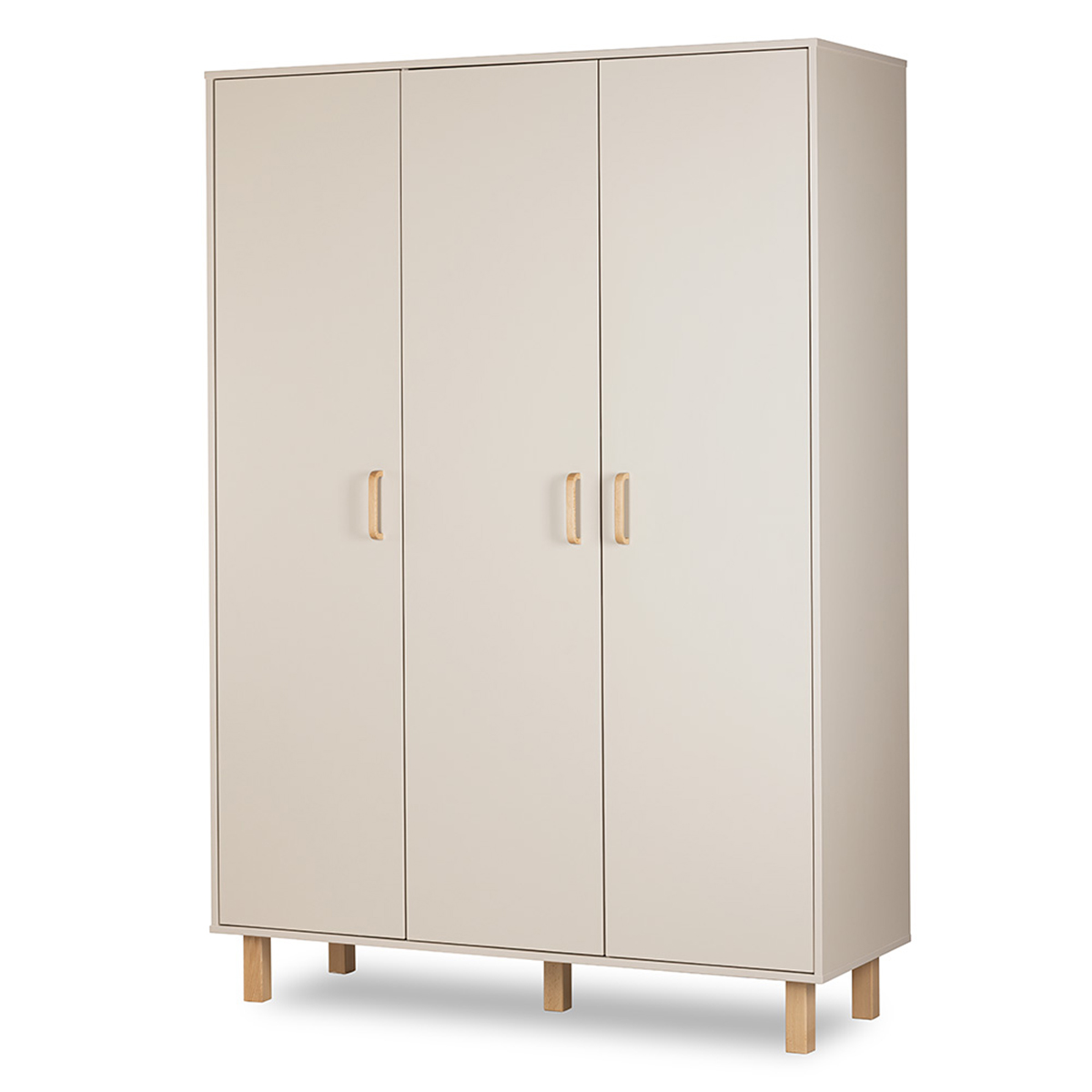 Armoire 3 portes Littlesky by Klups Laura - Champagne et Bois