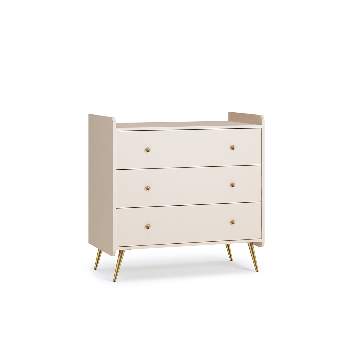 Commode 3 tiroirs Vox Lunea - Cachemire