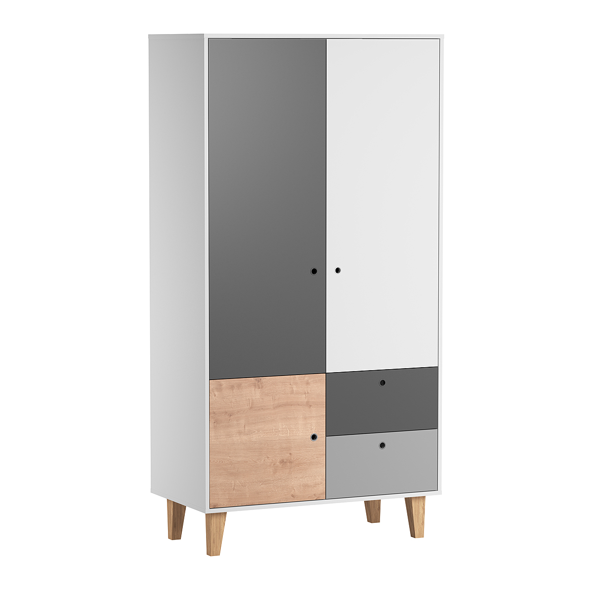 Armoire 2 portes Vox Concept - Bois