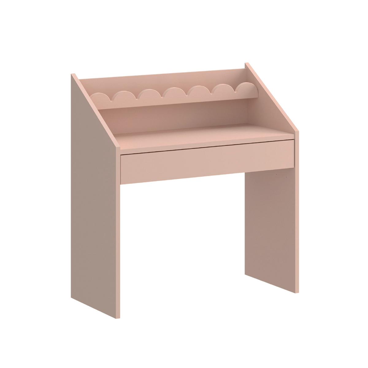Bureau 1 tiroir Bellamy Book Nook - Rose