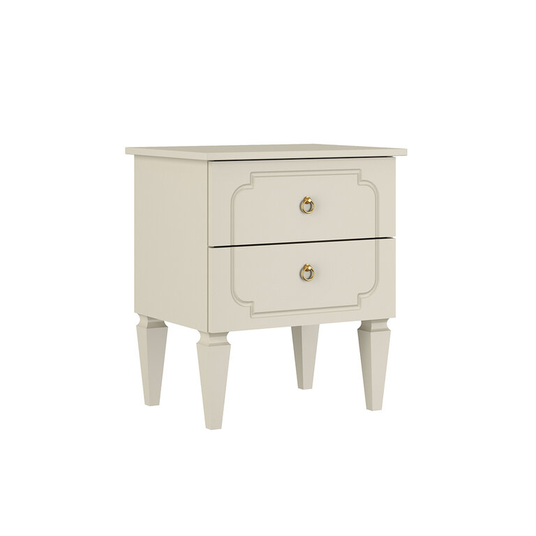 Chevet 2 tiroirs Bellamy Royal - Beige