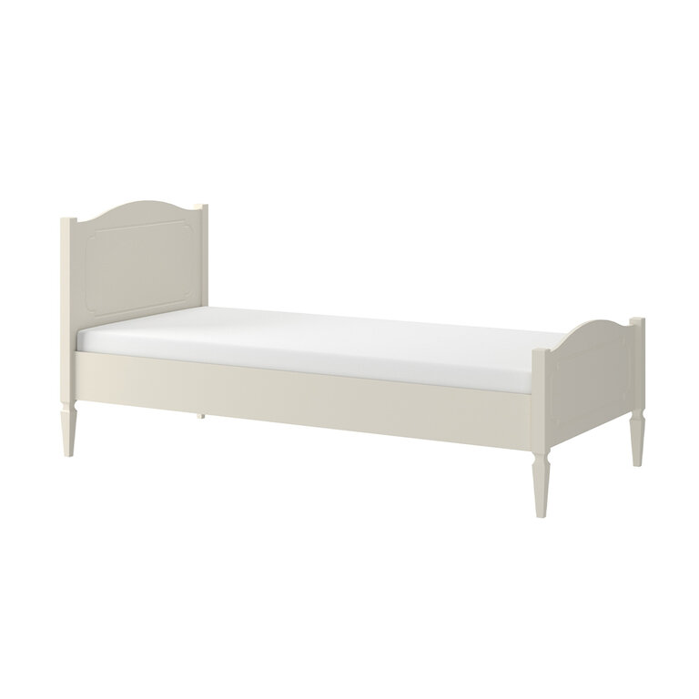 Lit 90x200 sommier inclus Bellamy Royal - Beige