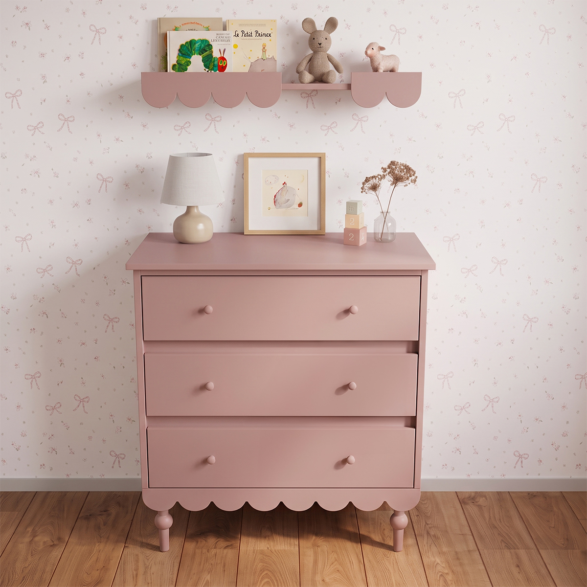 Woodluck_Babushka_rose_commode_3tiroirs_2