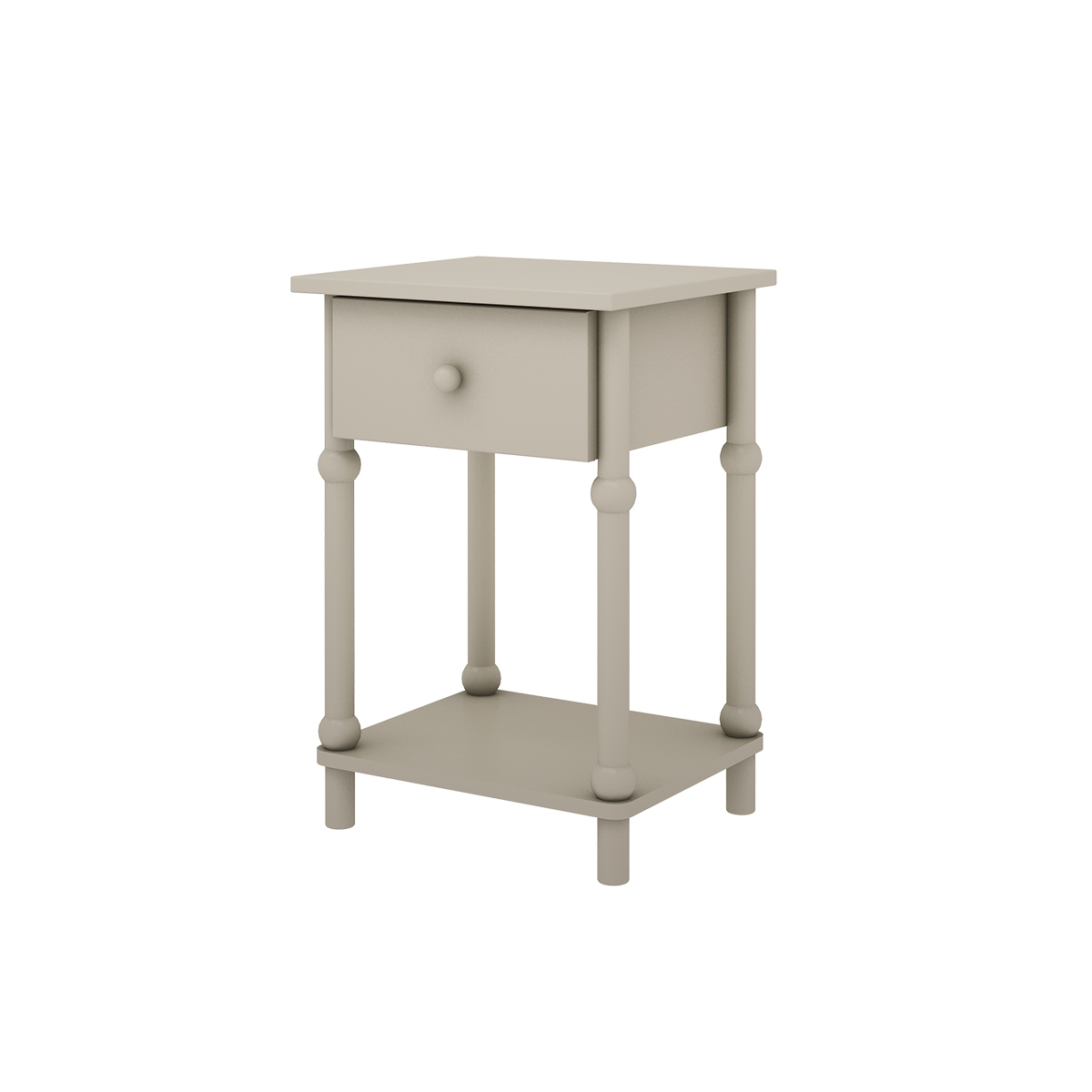 Chevet 1 tiroir Wood Luck Babushka - Olive