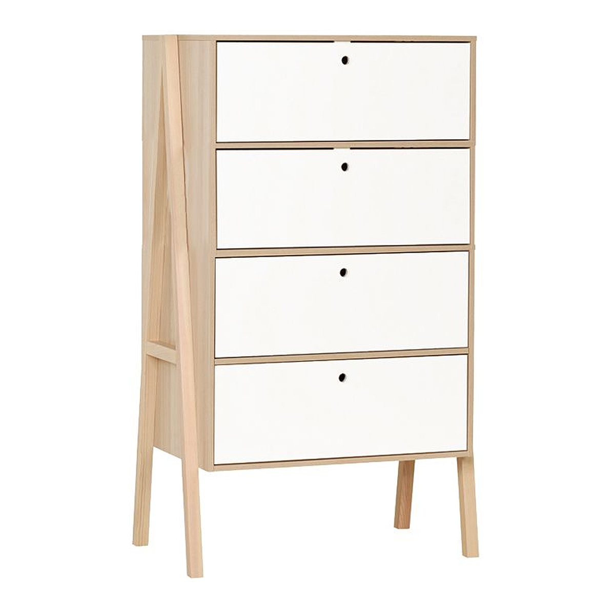 Commode 4 tiroirs Vox Spot - Blanc