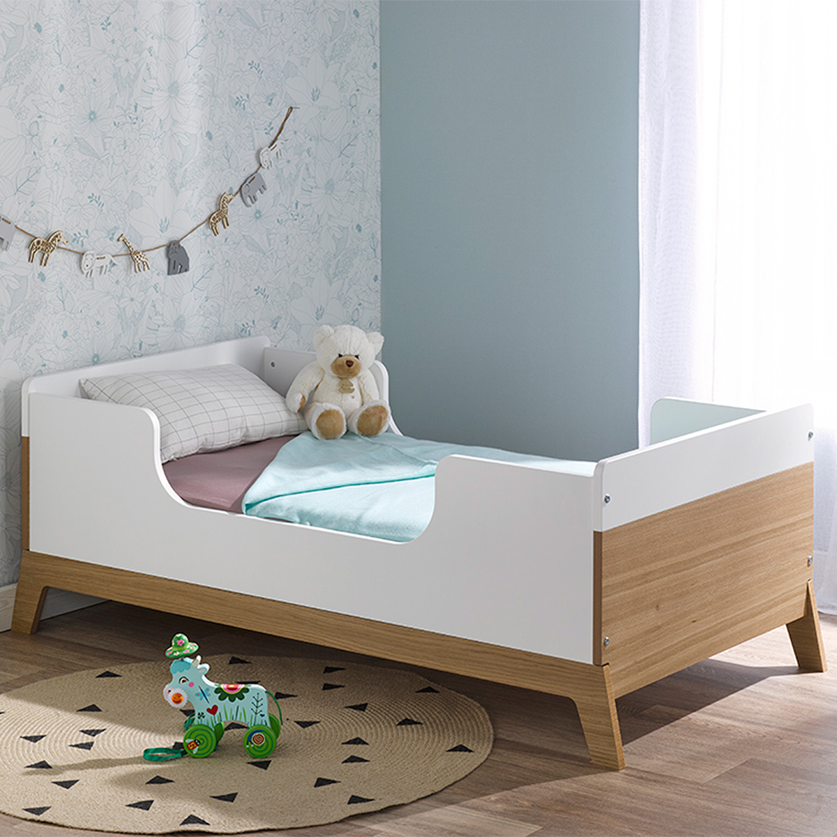 Lit Evolutif 70x140 Bebe Provence Archipel Blanc Chene Lits Lit Evolutif Tendresse De Bebe