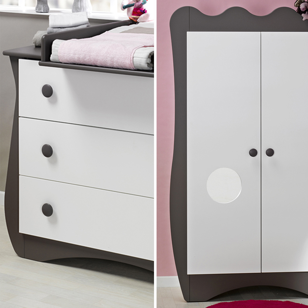 Commode Avec Plan Langer Et Armoire 2 Portes Loupiot Doudou Commode Avec Plan Langer Et Armoire 2 Portes Loupiot Doudou
