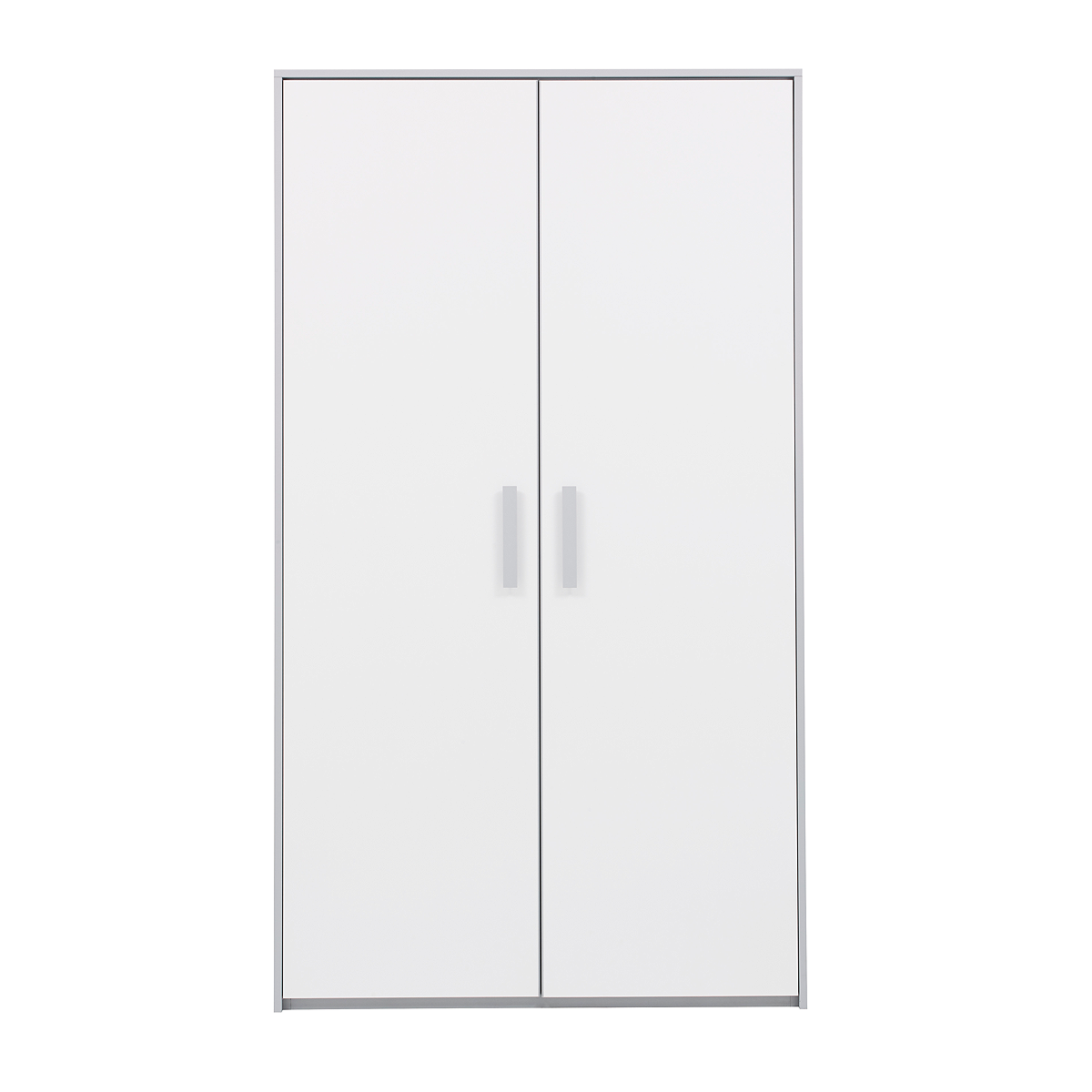 Armoire 2 portes Gami Babel Blanc Gris Rangements/Armoire