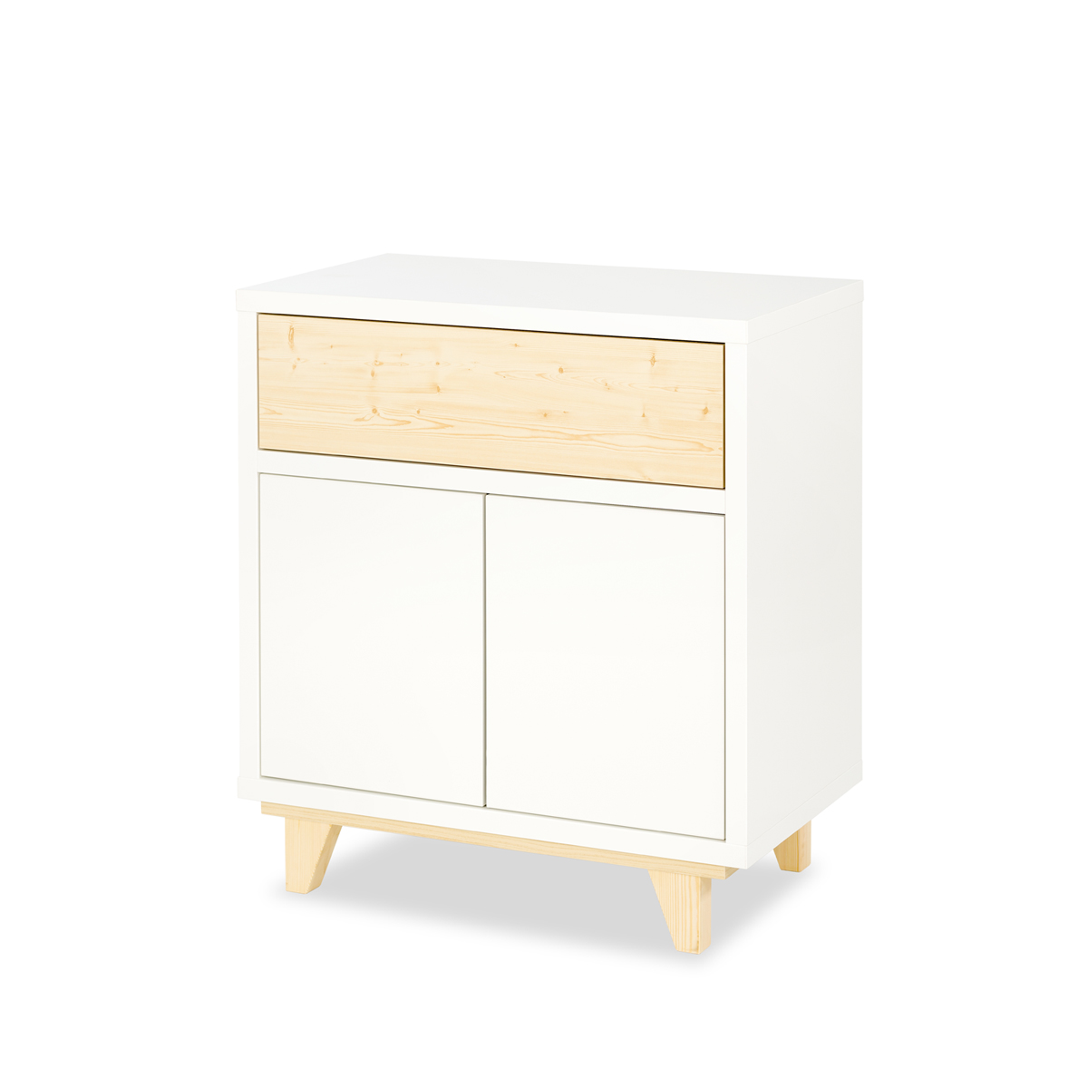 Commode 2 portes LittleSky by Klups Lydia - Blanc