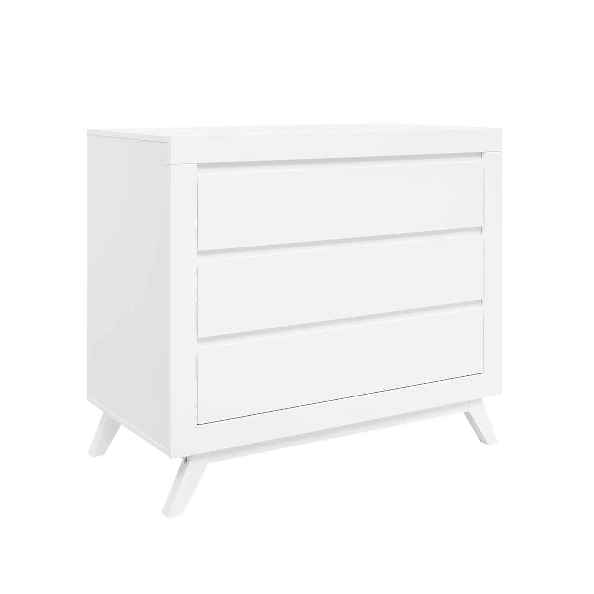 Commode 3 tiroirs Bopita Anne - Blanc