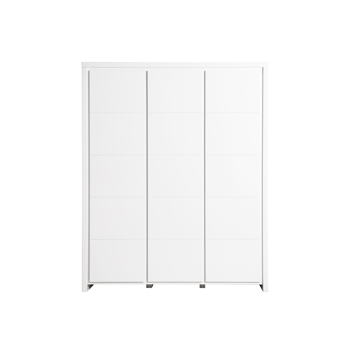 Armoire 3 portes Bopita Camille Blanc Rangements/Armoire