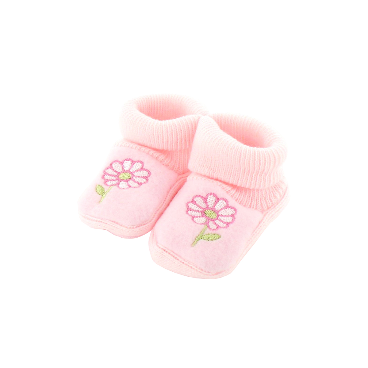 Chaussons_0_3_Mois_Rose_Fleur