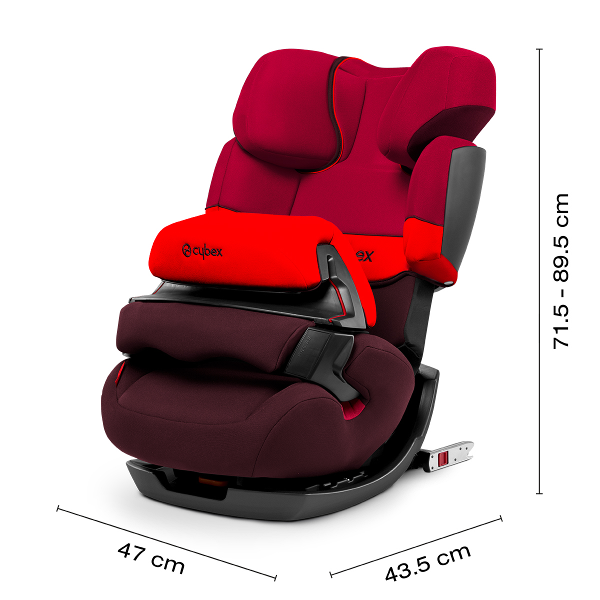 cybex_pallas_fix_rumba_red_mesure
