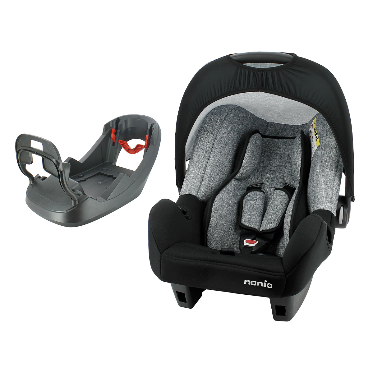 Tendrese de bébé - Marque Nania et Migo - Siège auto groupe 0+ à 0+/1