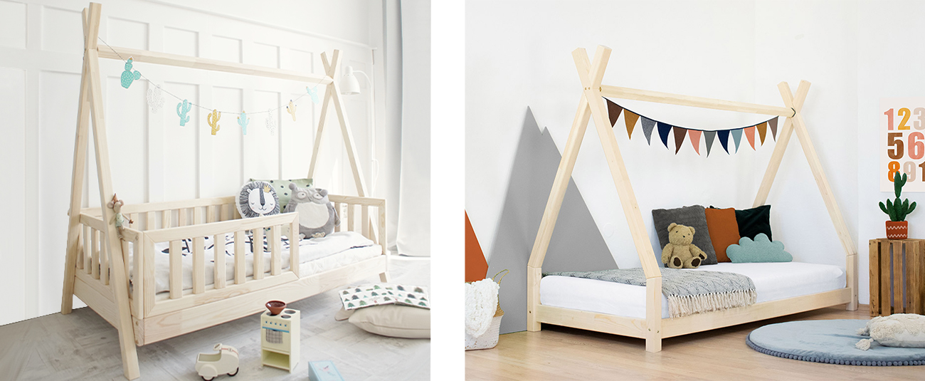 Tendresse de bébé lit cabane lit tipi