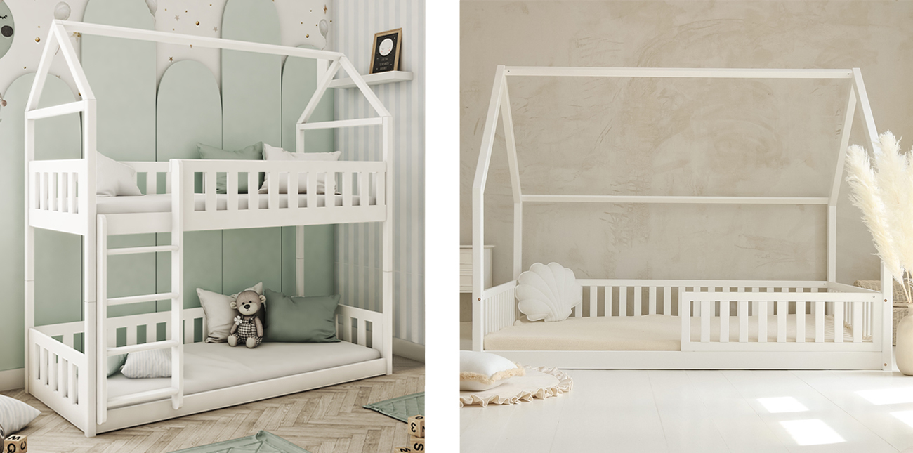 Tendresse de bébé lit cabane