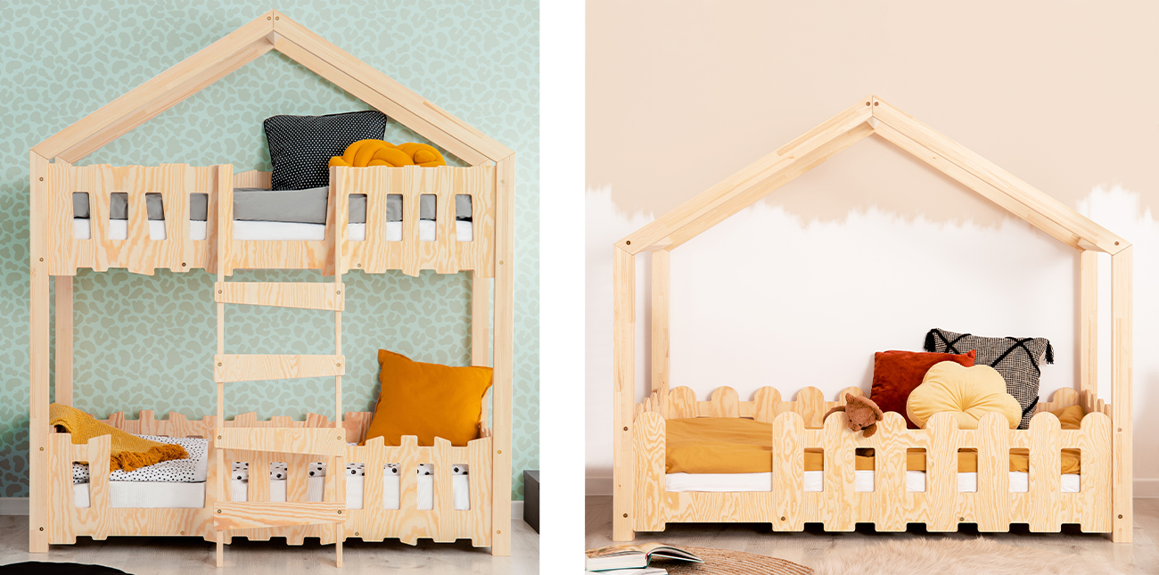 Tendresse de bébé lit cabane Wood Bed