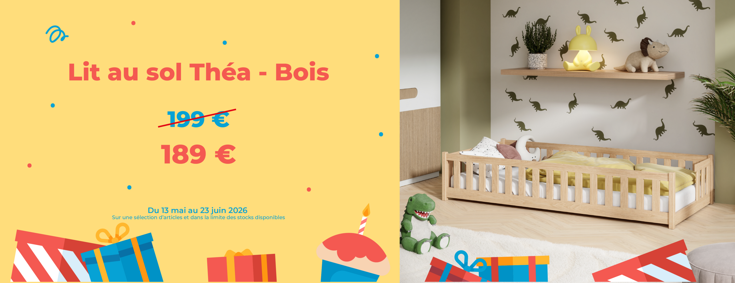 Slide 10 ans TDB lit au sol