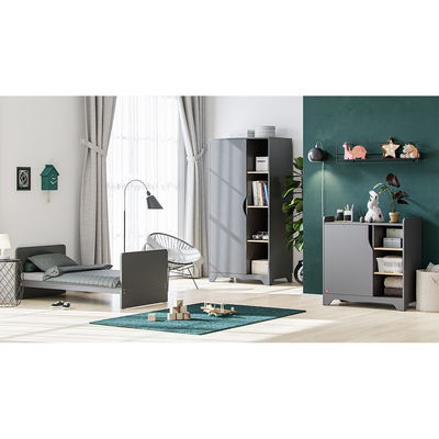 Avis Et Commentaires De Chambre Complete Lit Evolutif 70x140 Commode A Langer Armoire 1 Porte Vox Leaf Gris Et Bois Packs Chambre Complete Tendresse De Bebe