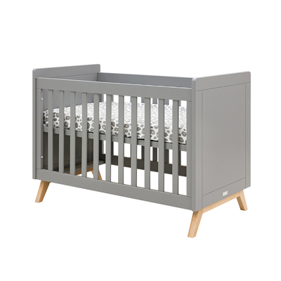 Lit Bebe 60x1 Bopita Floris Noir Mat Et Bois Lits Lit Bebe Tendresse De Bebe