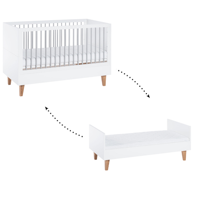 Avis Et Commentaires De Lit Evolutif 70x140 Vox Concept Blanc Lits Lit Evolutif Tendresse De Bebe