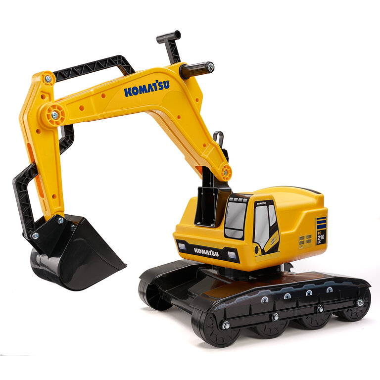 FALK Pelleteuse Jaune Cabine Rotative 360° - Excavatrice Articulée Dès 3 Ans - Fabriqué En France