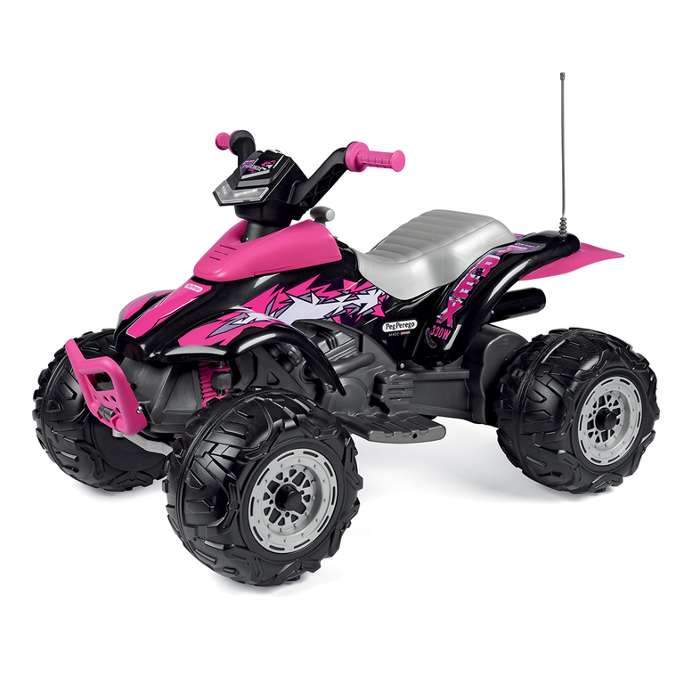 Quad Peg Perego 12 Volts Corral T Rex Rose Véhicule enfant/Véhicule
