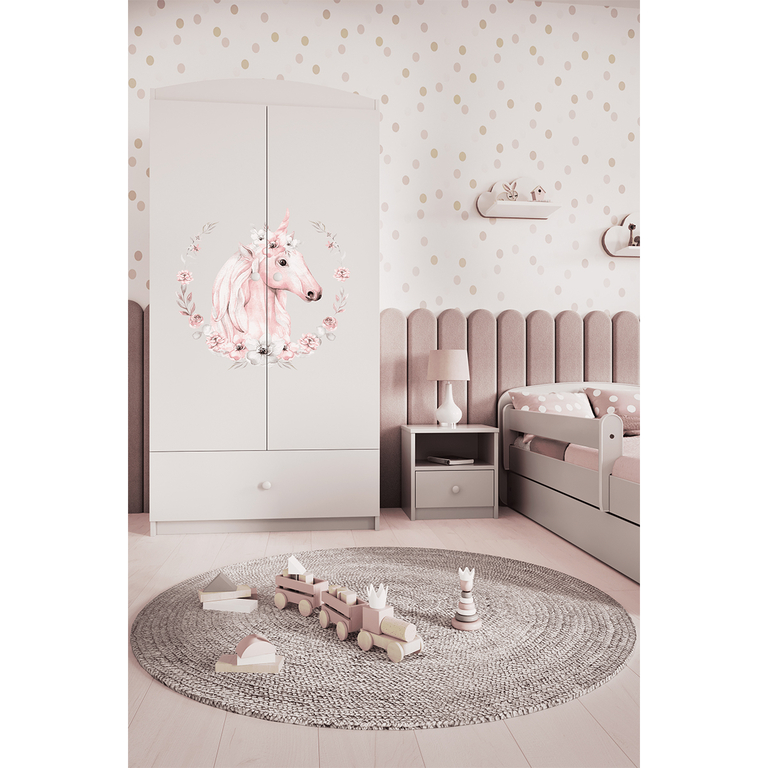 Lit 80x160 sommier et tiroir inclus babydream la princesse et le