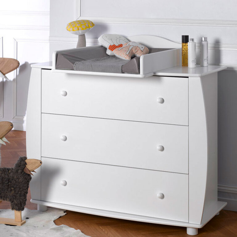 WOLTU Plan à Langer Universel MDF Réglable 46,5-50 cm, Blanc WOLTU Plan à Langer Universel MDF Réglable 46,5-50 cm, Blanc