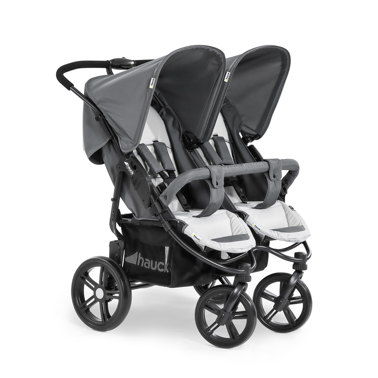Poussette Jumeaux Hauck Roadster Duo SLX - Grey silver - Poussette ...