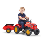2046AB_falk_tracteur_pedales_tractor_rouge_capot_ouvrant_remorque_3
