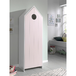 Vipack_casami_armoire_1_porte_rose_ambiance_3