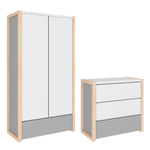 bellamy_pinette_blanc_gris_pack_commode_armoire_2p
