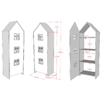 Vipack_Bruges_blanc_armoire_dimensions