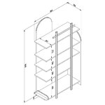 Woodluck_Bloom_cachemire_bois_bibliotheque_87cm_dimensions