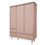 Woodluck_Babushka_rose_armoire_3portes_1