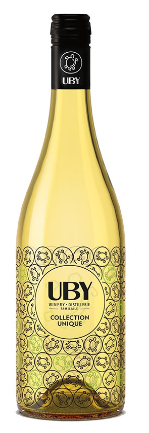 bouteille de UBY blanc 2019 collection unique