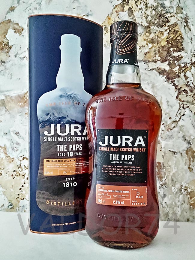 WHISKY  JURA THE PAPS AGED 19 ANS    2021-05