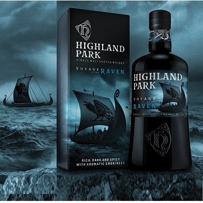 WHISKY HIGHLAND PARK VOYAGE OF THE RAVEN SINGLE MALT ORCADES 70cl 41,3° 74€