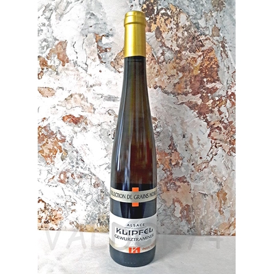 SELECTION DE GRAINS NOBLES GEWURZTRAMINER ALSACE KLIPFEL 2015 50cl à 39€