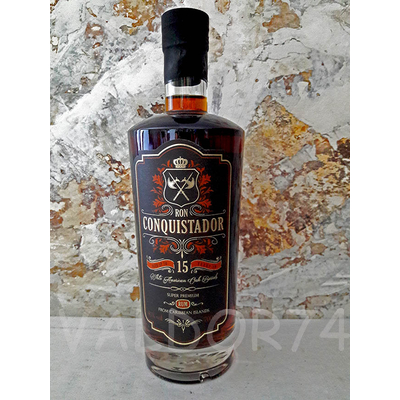 RHUM CONQUISTADOR 15Y Extra-Vieux Carraïbes 70cl 41°