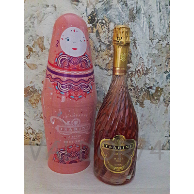 CHAMPAGNE TSARINE MATRIOCHKA ROSE 75cl 12° à 44€