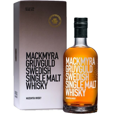 WHISKY MACKMYRA GRUVGULD SWEDISH WHISKY AGED IN SMALL CASKS 70cl 70cl 46,1° 62€