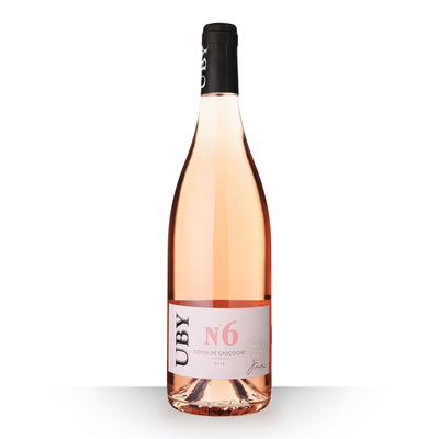 DOMAINE UBY N°6 Rosé 2019 Côtes de Gascogne 75cl 12° à 6€