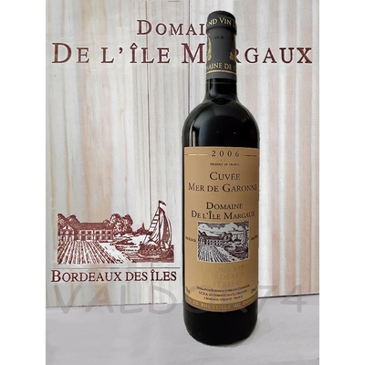 DOMAINE DE L'ILE MARGAUX CUVEE MER DE GARONNE VIN DE BORDEAUX 2004 75cl 12,5° à 29€