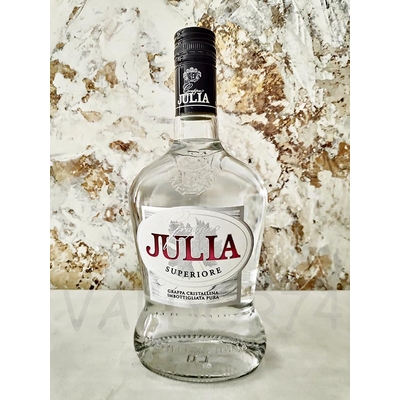 GRAPPA JULIA CRISTALLINA SUPERIORE 70cl 38° à 25€