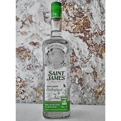 RHUM SAINT JAMES PURE CANNE BIOLOGIQUE 70cl 40° à 26€