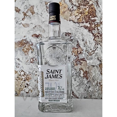 RHUM SAINT JAMES BRUT DE COLONNE BIO 70cl 72,4° à 48€