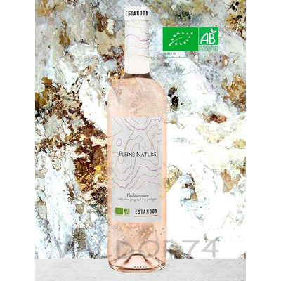 PLEINE NATURE BIO ROSE IGP MEDITERRANNEE 2022 75cl 12,5° à  7€